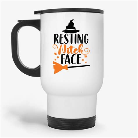 Resting spell caster face mug